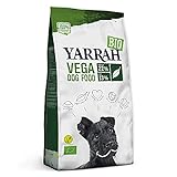 YARRAH Vega Vegetarisches Bio-Trockenfutter für Hunde – für alle Rassen und Altersgruppen |...