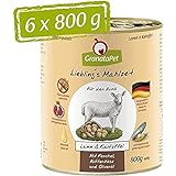 GranataPet Liebling's Mahlzeit Lamm & Kartoffel, Nassfutter für Hunde, Hundefutter ohne Getreide &...