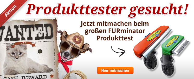 furminator deshedding produkttester gesucht zooroyal teaser