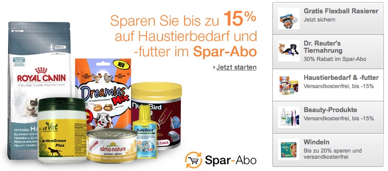 amazon sparabo tierbedarf