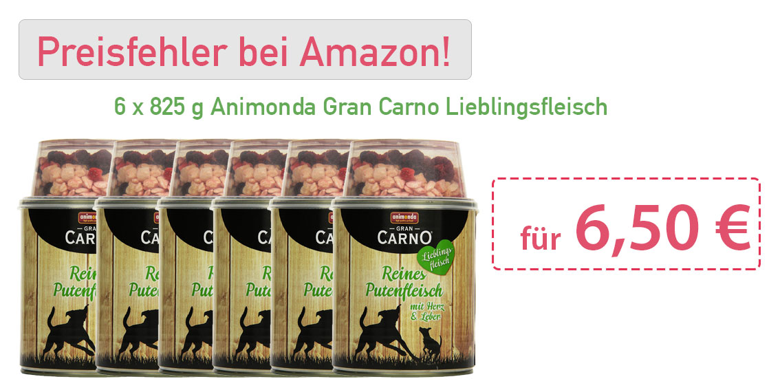 preisfehler amazon granCarno lieblingsfleisch