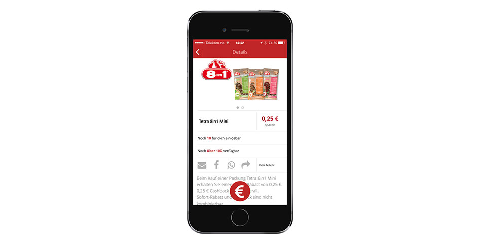 scondoo cashback 25 cent 8in1 hundesnack