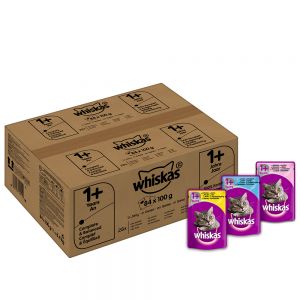 whiskas fisch gefluegel 84 x 100 g zooplus