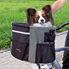 trixie fahrradtasche fuer kleine hunde tiierisch