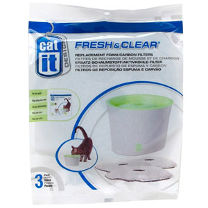 catit fresh clear ersatzfilter 3er pack 55601