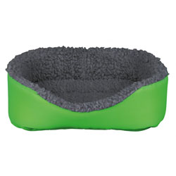 trixie 62703 kleintierkuschelbett grau gruen
