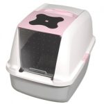 Catit 50700 Katzentoilette mit Abdeckung pink