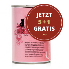 5 plus 1 gratis auf catz finefood pets premium