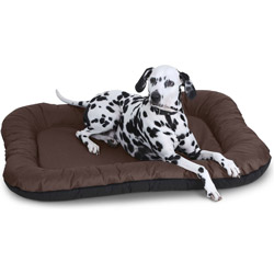 knuffelwuff wasserfestes in und outdoor hundebett lucky braun 12689