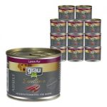 grau hundefutter excellence adult lamm pur 24x200 g