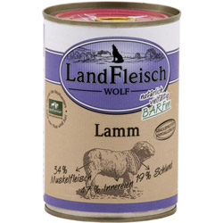 landfleisch wolf 400 g lamm