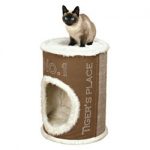 trixie cat tower kratzturm adamo braun beige 44700