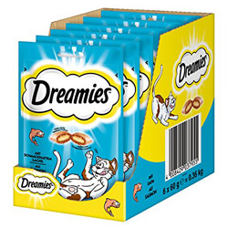 dreamies katzensnacks mit lachs 6 x 60 g