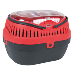 trixie 5904 traveller transportbox pico rot