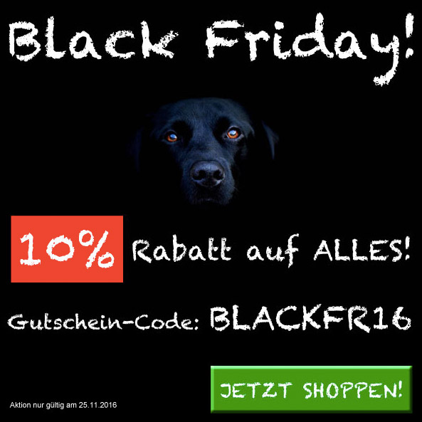 black friday 2016 tiierischde 10 prozent auf alles