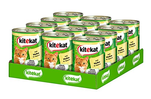 kitekat mit huhn in sosse 12 x 400 g dose amazon