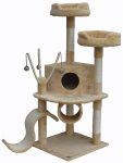 Go Pet Club Katzenmoebel 139 cm beige F66