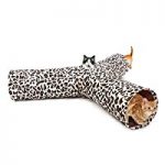 Pawz Road Luxus Katzentunnel im Leoparden Design 55 x 25 cm
