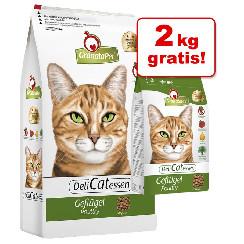 granatapet delicatessen gefluegel trockenfutter 10 plus 2 kg gratis zooplus