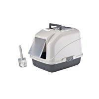 nobby 76290 17 katzentoilette mit filter grau amazon