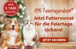 pets premium feiertags futter rabatt 8 prozent