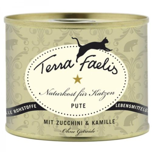 Terra Faelis Dose Katzenfutter Pute mit Zucchini und Kamille 200 g