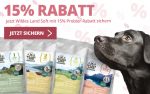 15 prozent rabatt pets premium wildes land soft