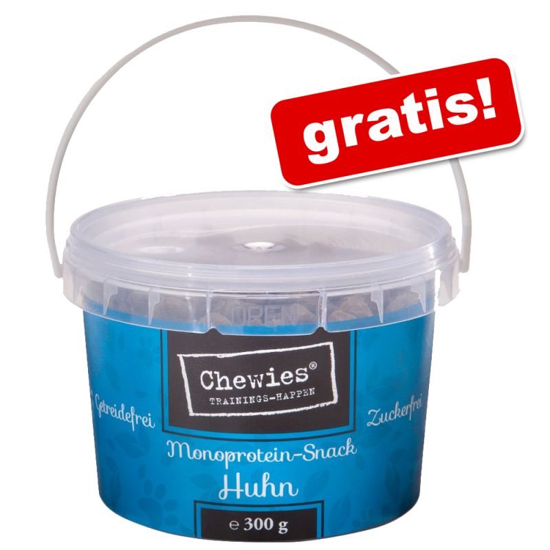 chewies monoprotein snack huhn 300 g gratis