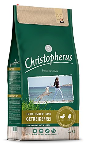 12 kg Christopherus Hunde-Trockenfutter getreidefrei Ente & Kartoffel für 36,33 € bei Amazon christopherus adult grainfree ente kartoffel