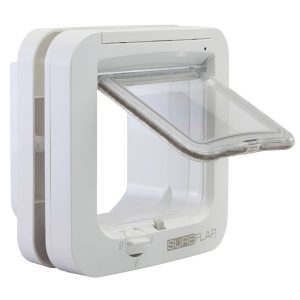 SureFlap mikrochipgesteuerte Katzenklappe weiss