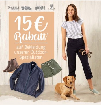 alsa hundewelt 15 euro rabatt auf outdoor bekleidung