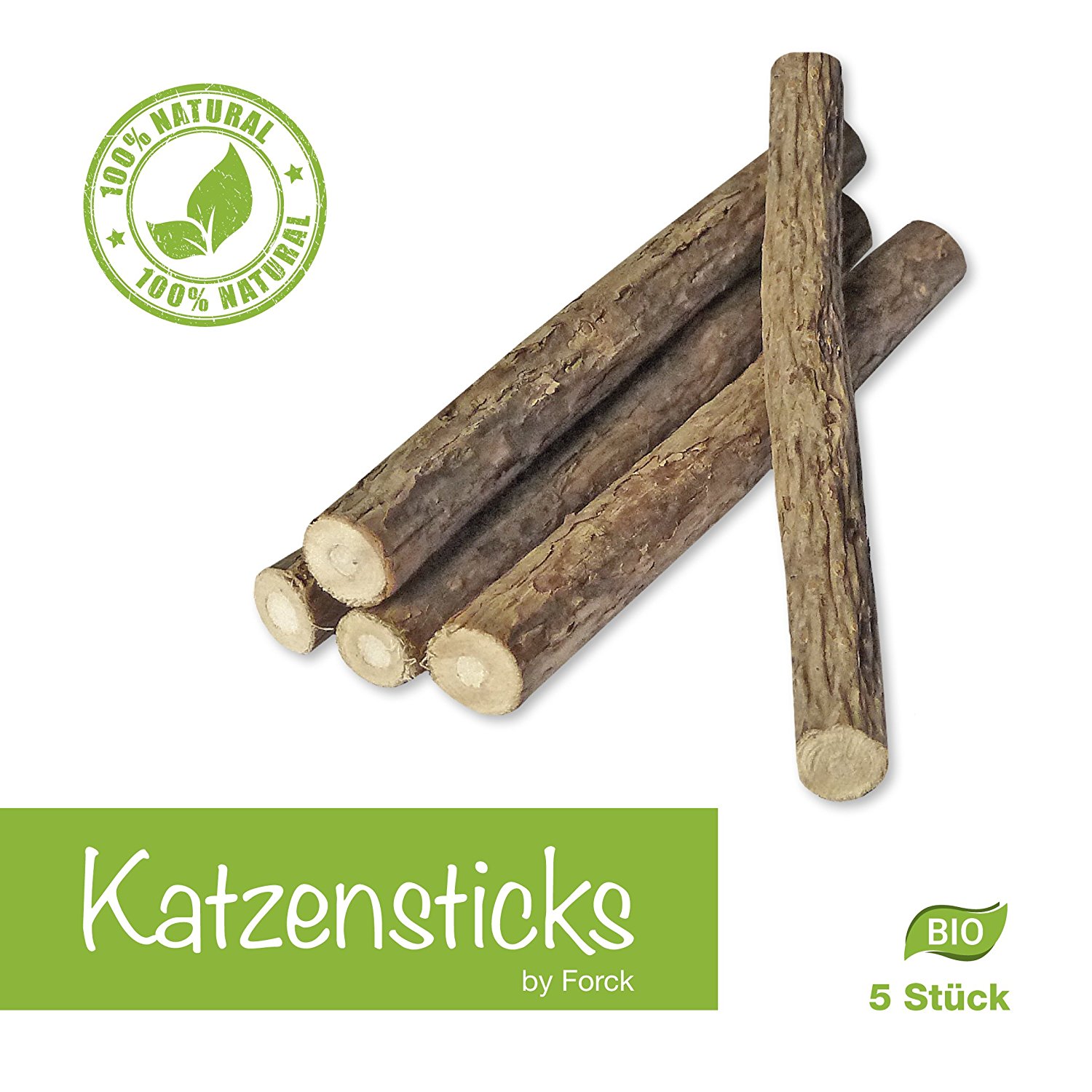 5 Katzenminze-Sticks für 1 € anstatt 11,90 € bei Amazon bestellen (nur 100x verfügbar!) katzenminze kausticks forck 5 stueck