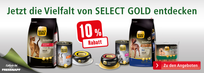 select gold 10 prozent rabatt fressnapf