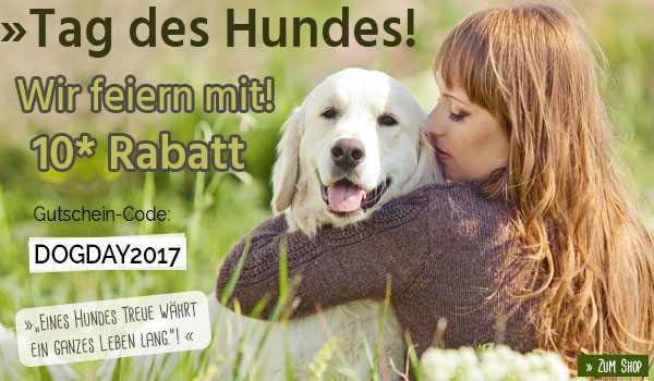 tag des hundes schecker 10 prozent