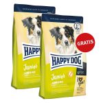 happy dog junior lamm reis 1 plus 1 gratis zooroyal