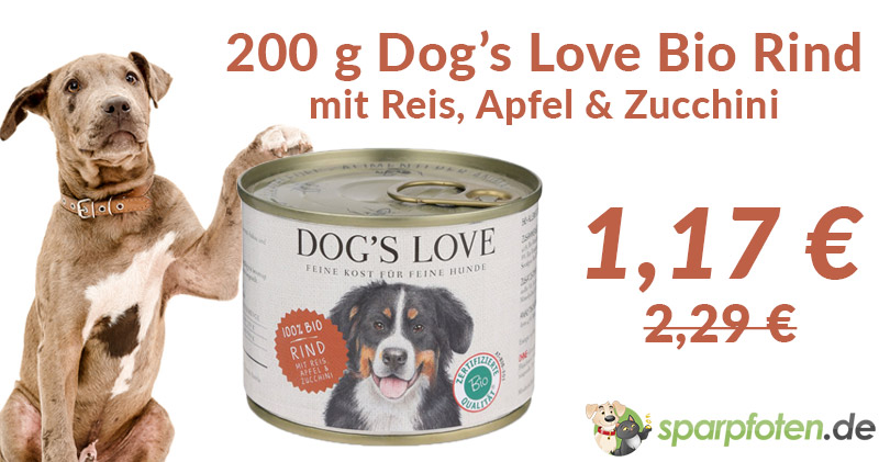 200 g dogs love hundefutter zooroyal wau deal