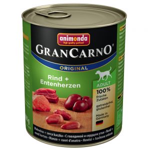 animonda grancarno rind entenherzen 800 g