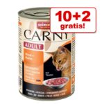 animonda carny rind huhn 400g 10 plus 2 gratis zooplus