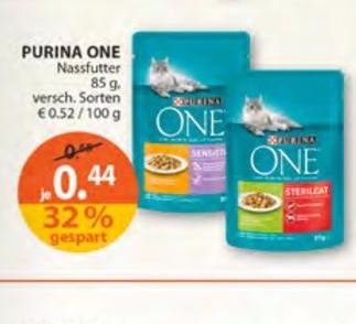 purina one nassfutter mueller angebot