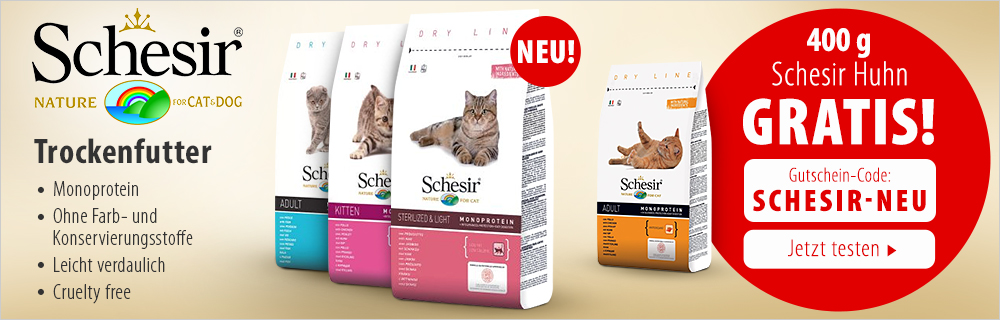 schesir trockenfutter huhn 400 g gratis zooplus teaser