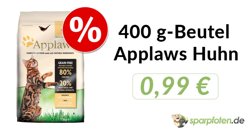400 g beutel applaws huhn zooplus