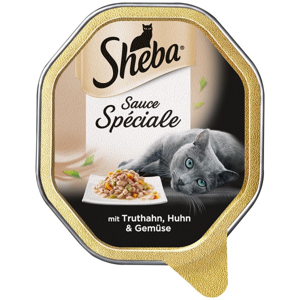 Sheba Sauce Speciale mit Truthahn Huhn Gemuese 85g zooroyal
