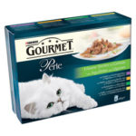 gourmet perle katzenfutter erlesene streifen mit gemuese 8 x 85 g amazon 250px
