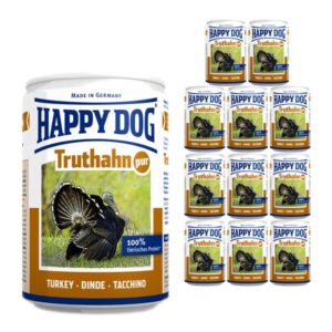 happy dog truthahn pur 12 x 400 g zooroyal