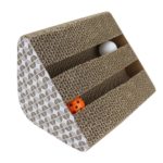 katzen kratzspielzeug aus pappe mit ball amazon