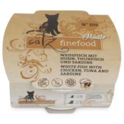catz finefood mousse 100 g no.209 weissfisch thunfisch huhn sardine zooroyal e1517397713210