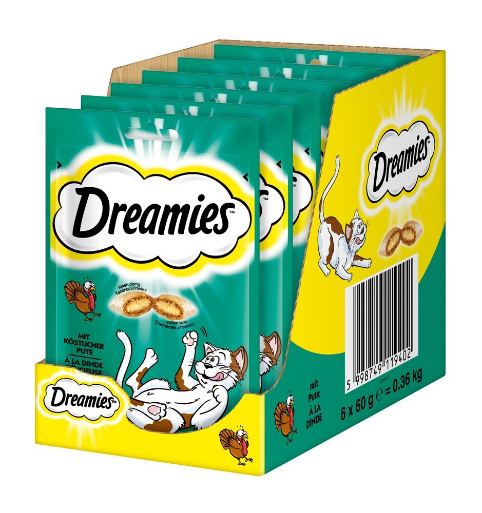 dreamies pute 6 x 60 g amazon