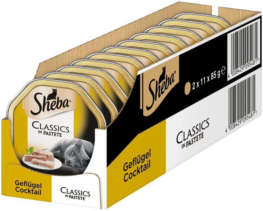 sheba classics pastete gefluegel cocktail amazon