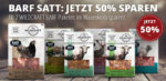 wildcraft barf hundefutter 50 prozent rabatt