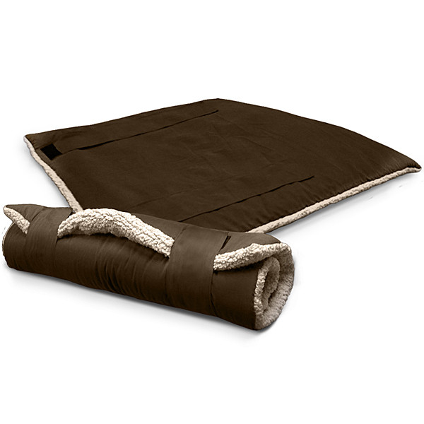 wolters hundedecke reisedecke mit schaffell imitation basic braun 2 bei pets premium